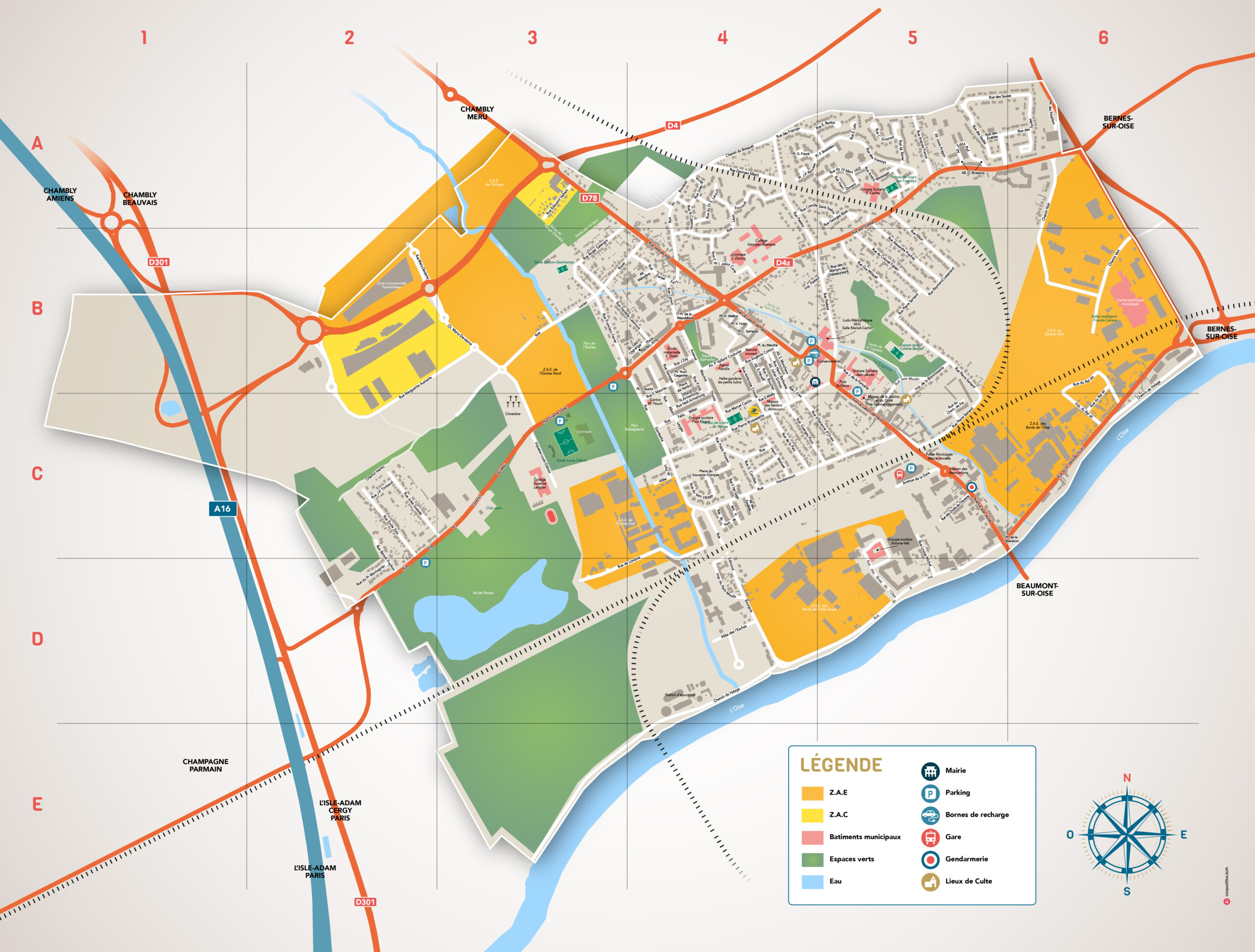 Plan De La Ville Ville De Persan plan-de-la-ville-ville-de-persan